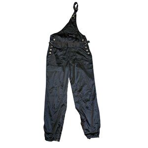 Gypsy Jeans Black Overalls Medium Adjustable Straps Side Buttons South Africa